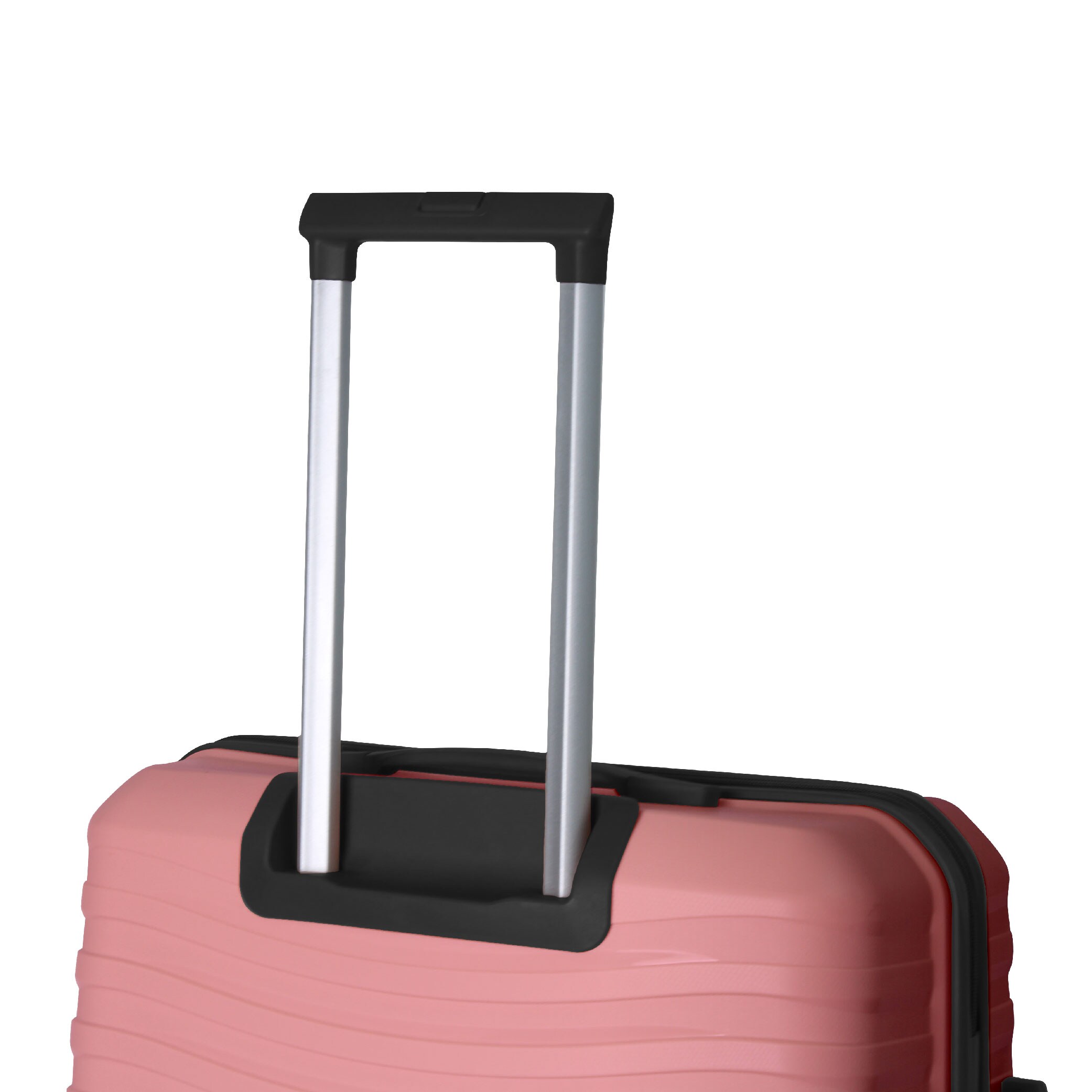 3-Piece Luggage Sets (20", 24", 28"), Suitcase With Wheels, Hardside Suitcase With Four Spinner Wheels And Scratch-Resistant Surface, Pink
_voghion.com